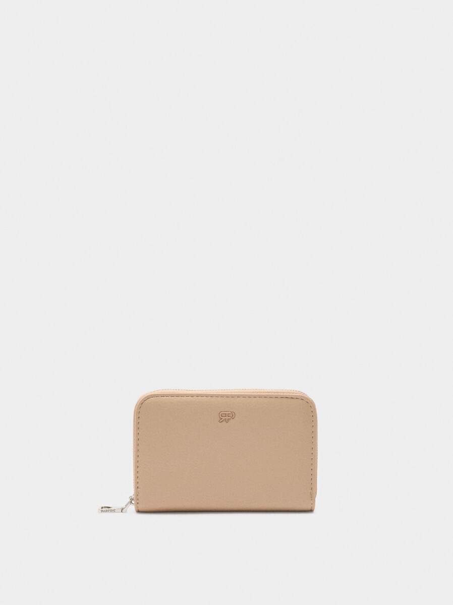 Cartera Con Textura - rosa 