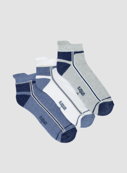 Media corta deportiva con terry umbro pack x3 Variante 43