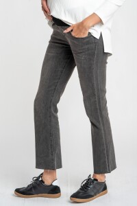 Flare Mamá Denim Gris