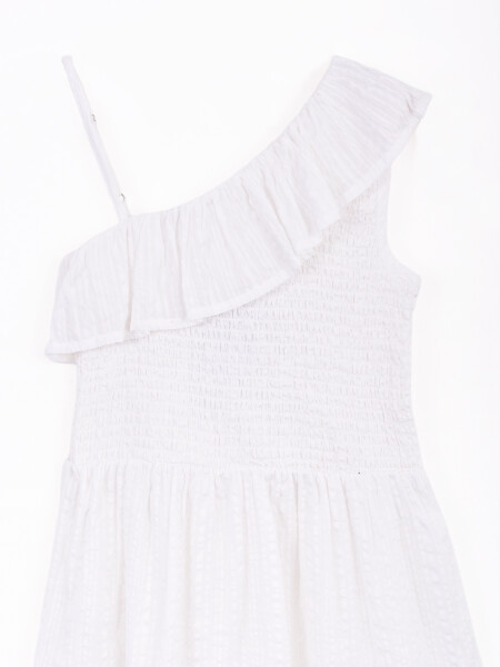 VESTIDO STRIPE BLANCO