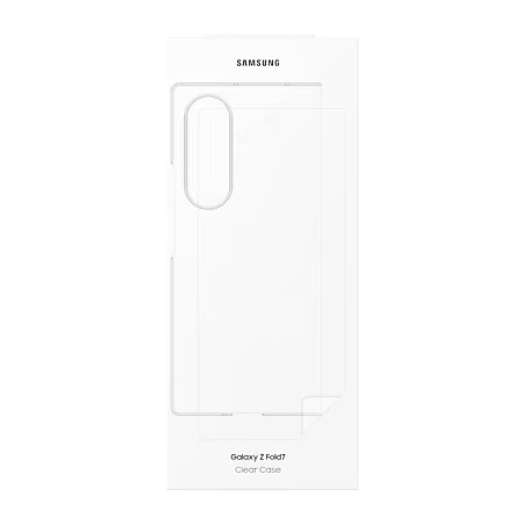 Funda Samsung Clear Case Transparente para Galaxy Z Fold7 con Film Antirreflejo EF-AF966 Z Fold7