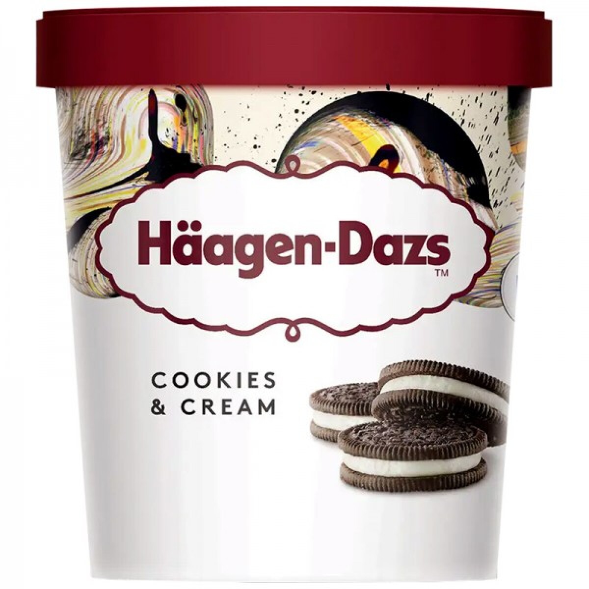Helado Cookies and Cream Haagen Dazs - 473 ml 