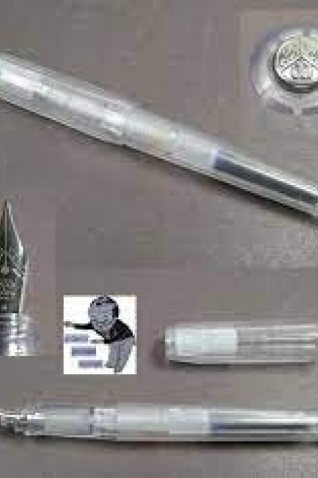 KAWECO PERKEO FOUNTAIN PEN ALL CLEAR F / PLUMA TRANSPARENTE KAWECO PERKEO FOUNTAIN PEN ALL CLEAR F / PLUMA TRANSPARENTE