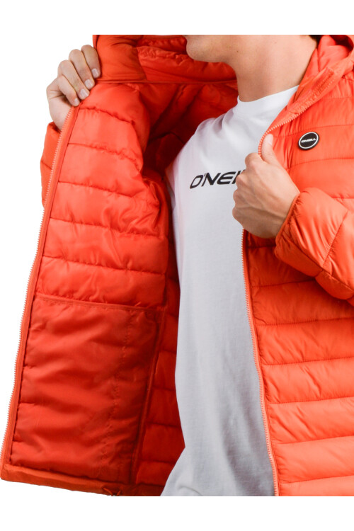 Campera Puffer O'Neill Windbreaker Naranja