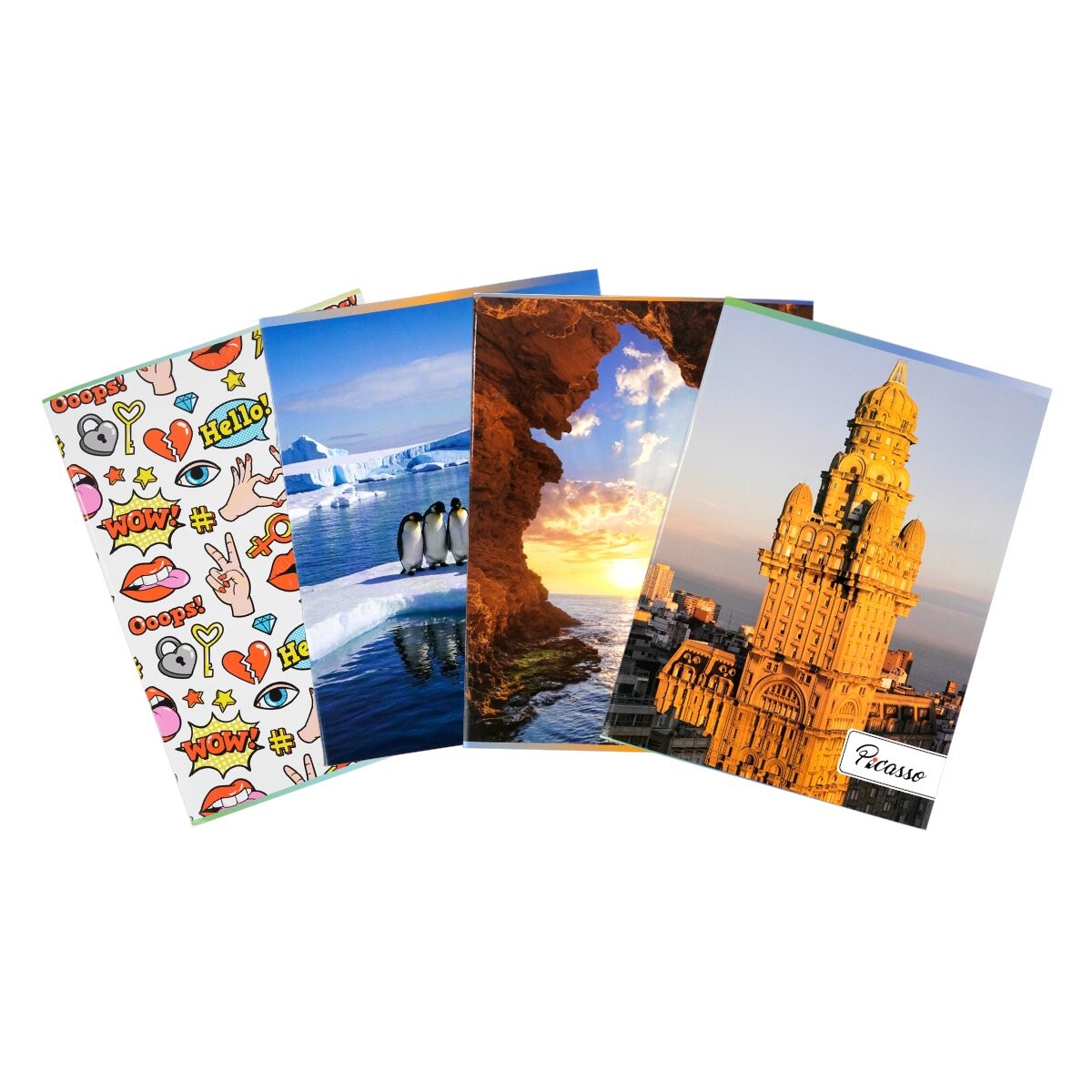 Cuadernola flexible engrampada 96 hojas 