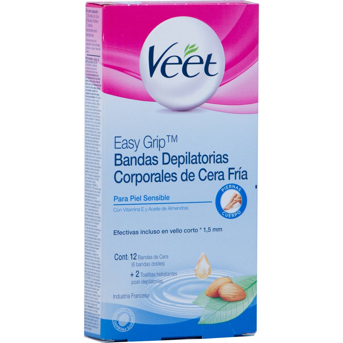 VEET BANDA DEPIL CORPORAL PIEL SENSIBLE 