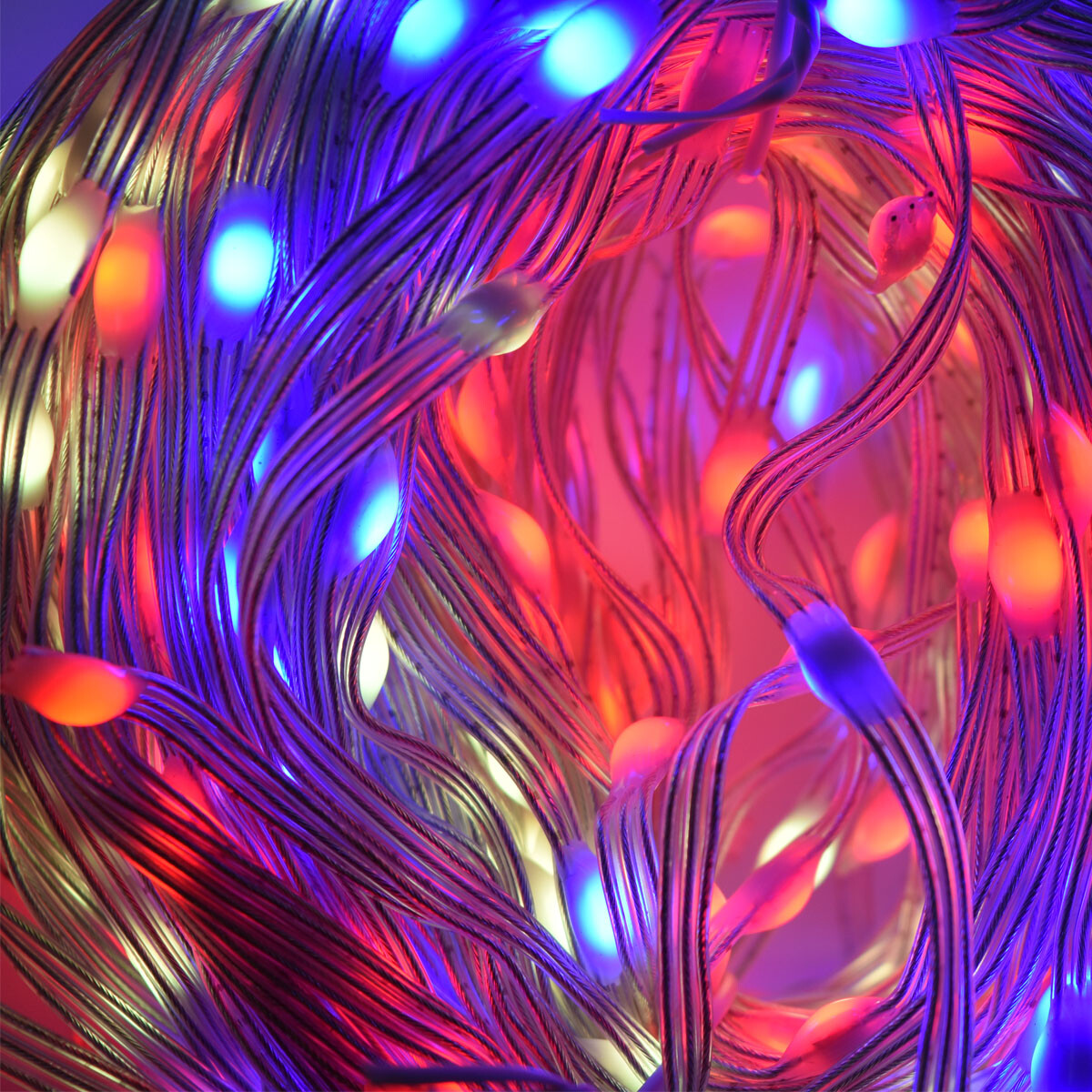 Cortina de luces led de 400 luces con control 