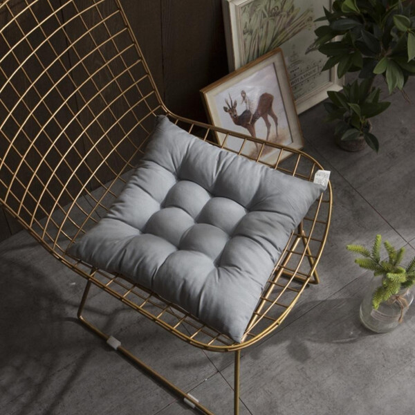 Almohadon Cuadrado Para Silla Eames Butaca Auto Colores Variante Gris