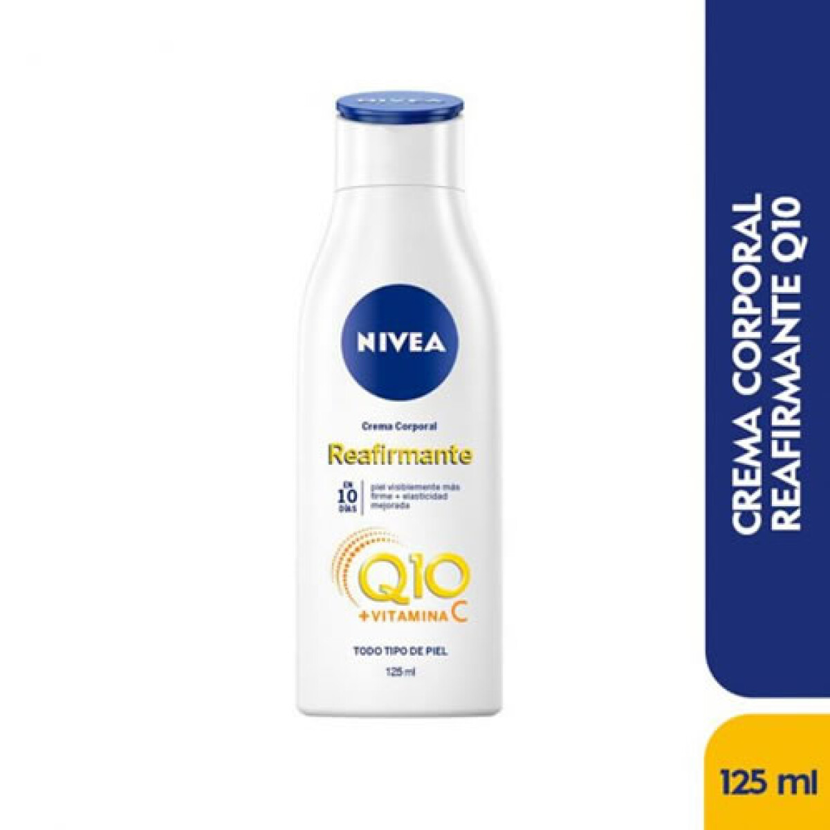 Nivea Crema Corporal Reafirmante Q10 125ml – Elasticidad y Tono Mejorado