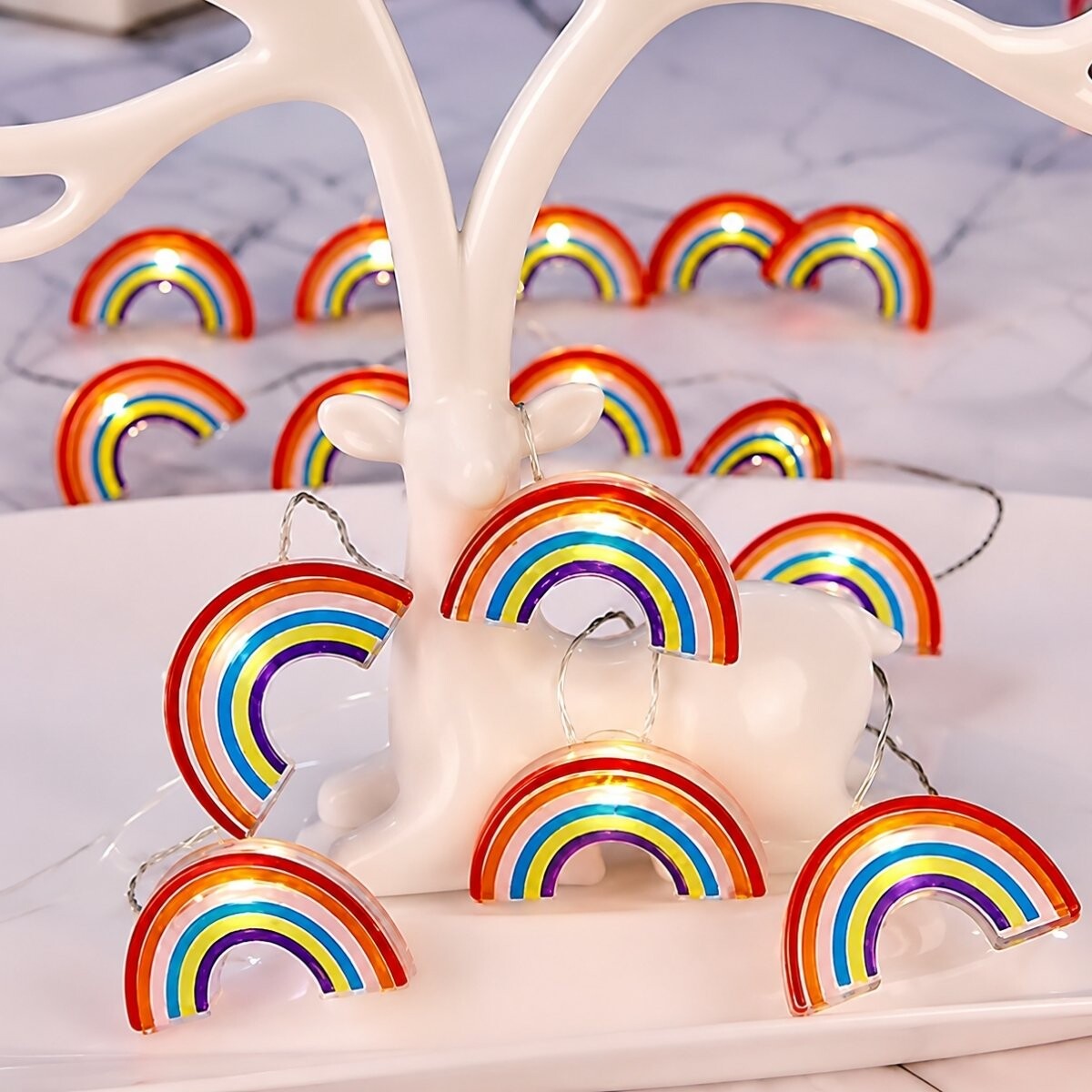 Luces LED arcoiris 
