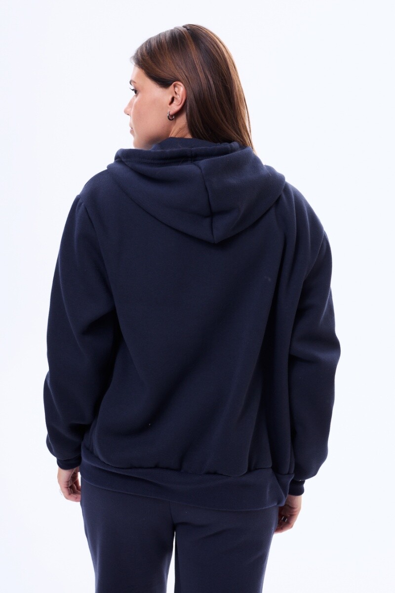 Buzo felpa Futrono Azul