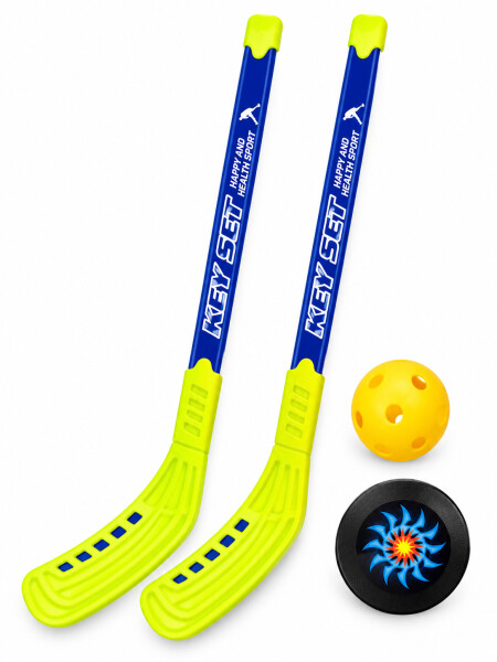 HOCKEY SET X2 PCS AZUL.