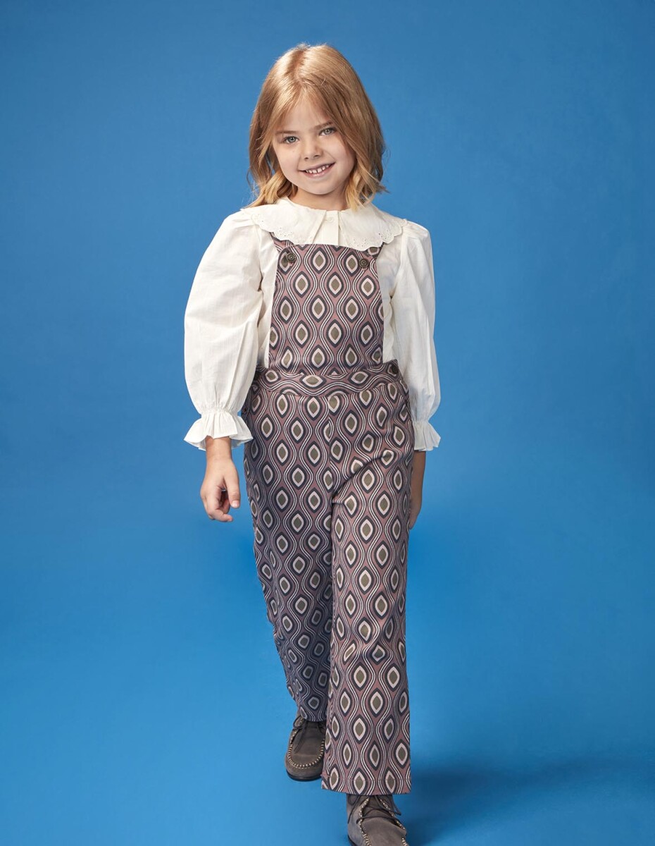 Peto De Twill Estampado - Purpura 