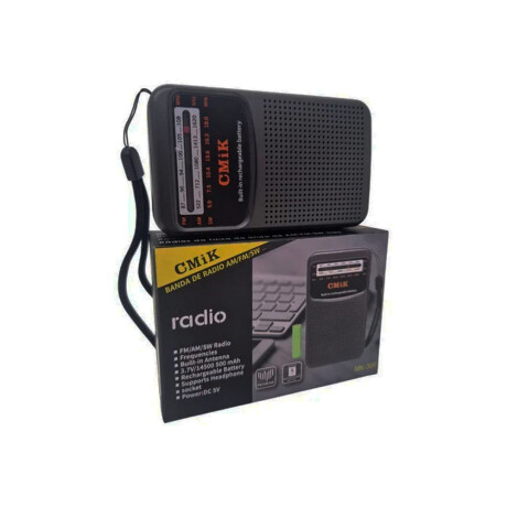 Radio MK-309 Recargable AM/FM/SW Portátil y Potente Radio Mk-309 Recargable Am/fm/sw Portátil Y Potente