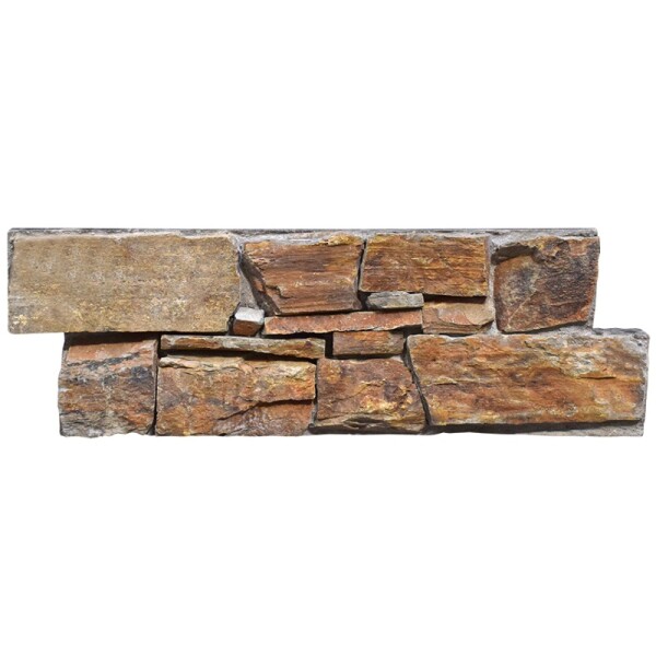 REVESTIMIENTO PIEDRA NATURAL RUSTY CEMENT 20X55 CM Revestimiento Piedra Natural Rusty Cement 20x55 Cm