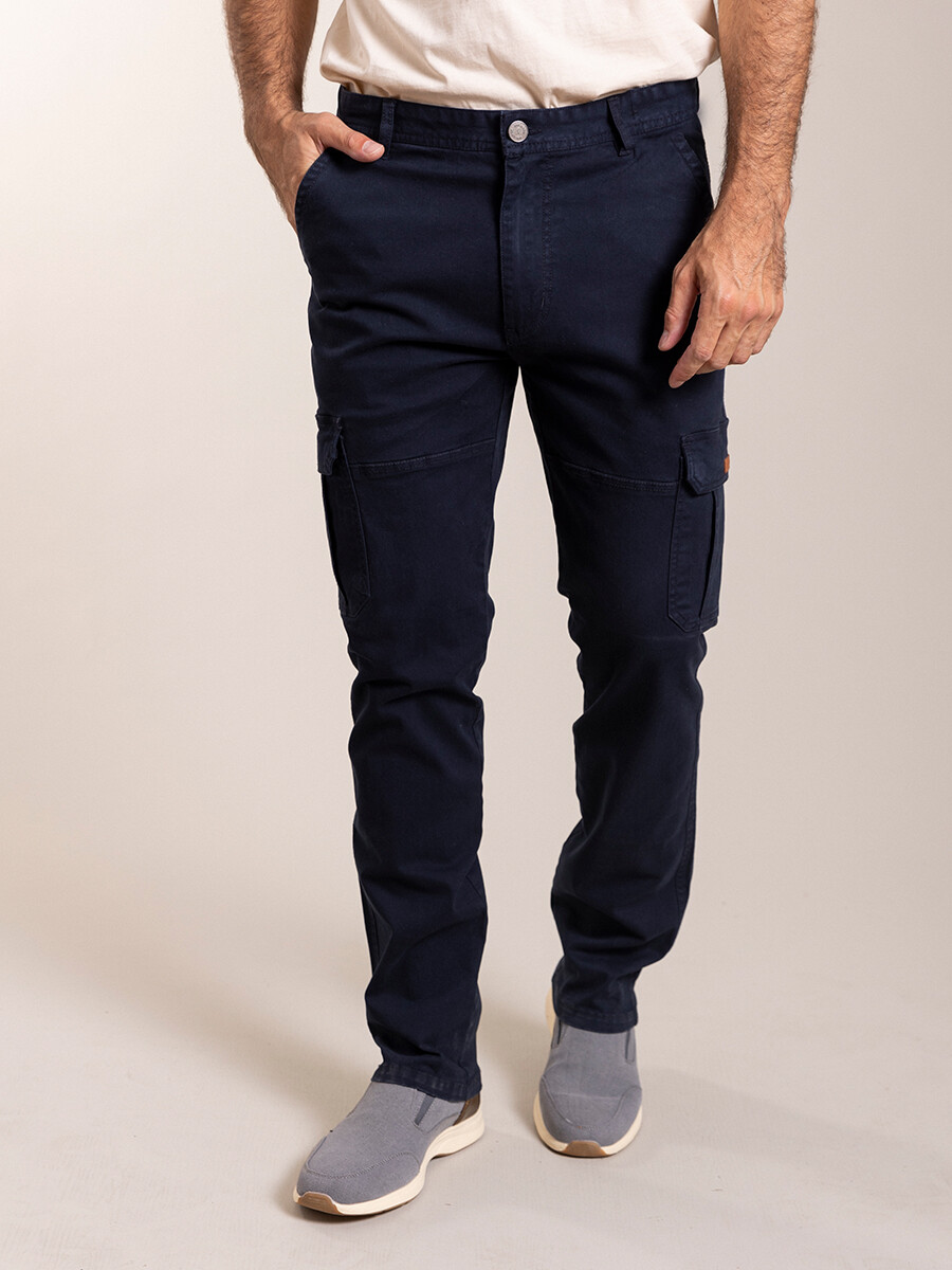 PANTALON CARGO DUOMO POLANCO - Azul Marino 