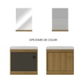 BAÑO COMPLETO N°1 INODORO CON MOCHILA + MUEBLE DE BAÑO 50 CM CON ESPEJO + GRIFERIA + CERAMICA DE PISO Y PARED BAÑO COMPLETO N°1 INODORO CON MOCHILA + MUEBLE DE BAÑO 50 CM CON ESPEJO + GRIFERIA + CERAMICA DE PISO Y PARED