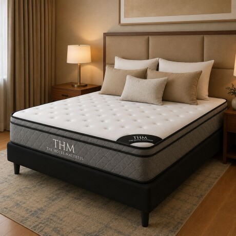 Sommier Queen HAMPTONS Hybrid Ruthenium Negro