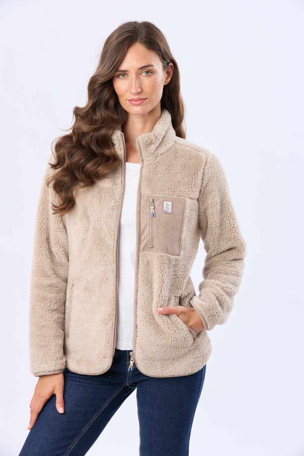 CAMPERA DE SHERPA Beige