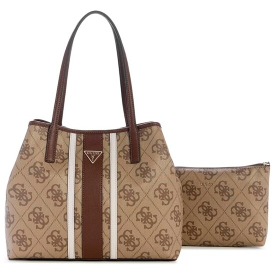Cartera Guess Victtoria Latte Logo/Marron 0