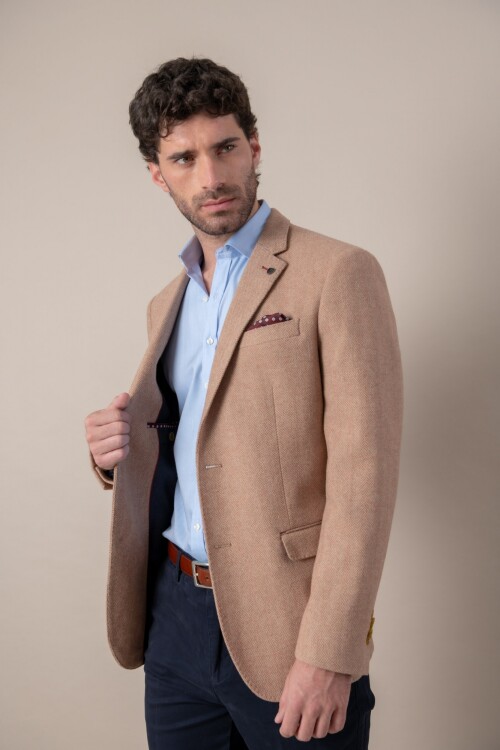 Saco Harries classic fit Camel