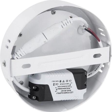 Panel LED 6W, de adosar, aplicar redondo BLANCO Cálido 3000K