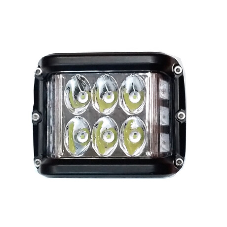 FARO LED - RECTANGULAR 8X7CM 6 LED CON SEÑALERO DUNCAN FARO LED - RECTANGULAR 8X7CM 6 LED CON SEÑALERO DUNCAN