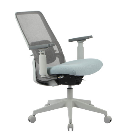 SILLA DE OFICINA MALLA-Y-POLIPROPILENO GRIS M2