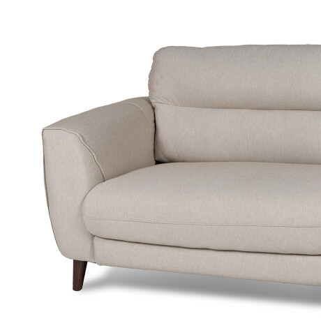 Sofá Valentino - Tela Rústica - 3 cuerpos AM-4871 (Beige)
