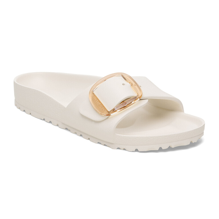 Sandalia Madrid Big Buckle - Estrecho Eggshell