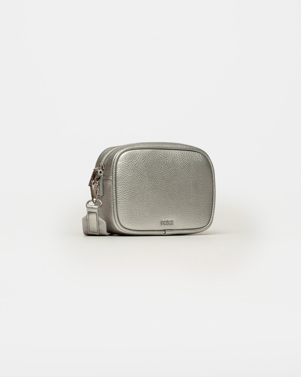 Mini Bag Adisa En Efecto Cuero Plata
