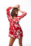 VESTIDO ASTRID ESTAMPADO ROJO