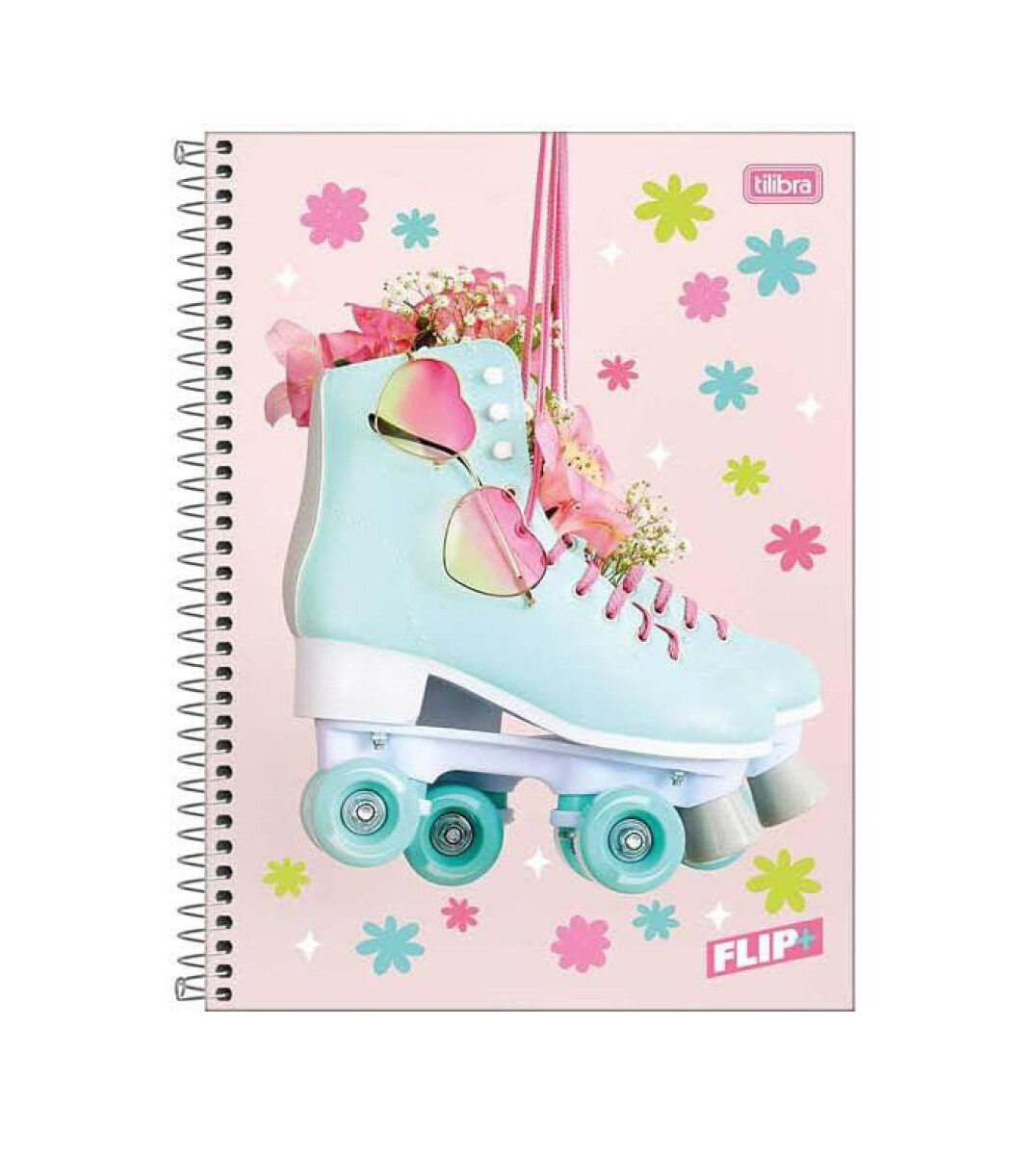 Cuadernola Tilibra Flip+ 96 Hojas Tapa Extra Dura - Patin 