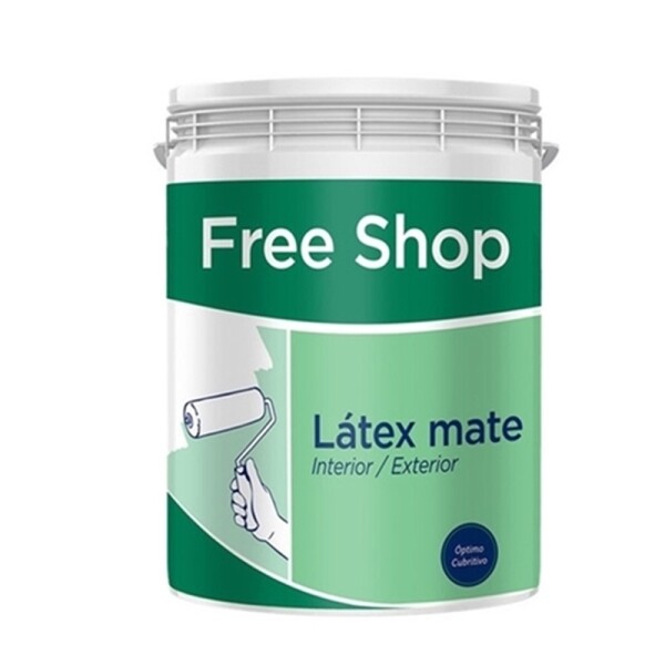 FREE SHOP LATEX MATE 4Lts. - INTERIOR/ EXTERIOR FREE SHOP LATEX MATE 4Lts. - INTERIOR/ EXTERIOR
