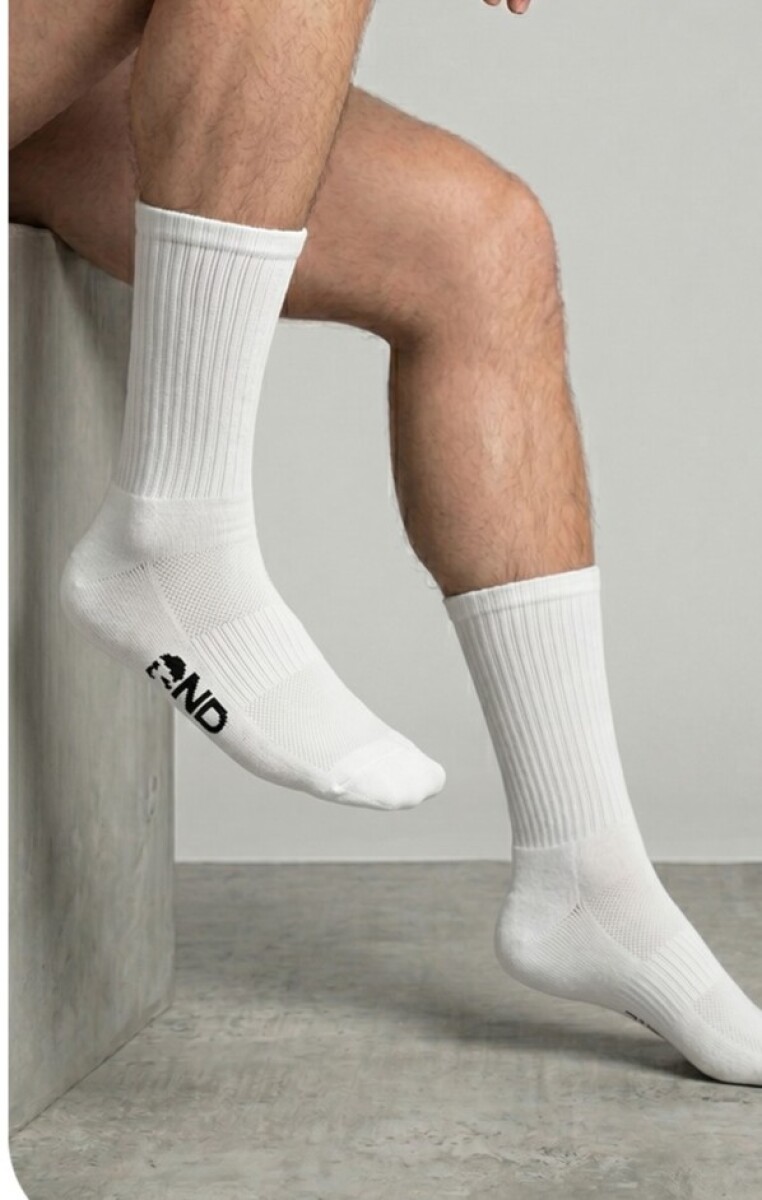 Medias Deportivas. - Blanco 
