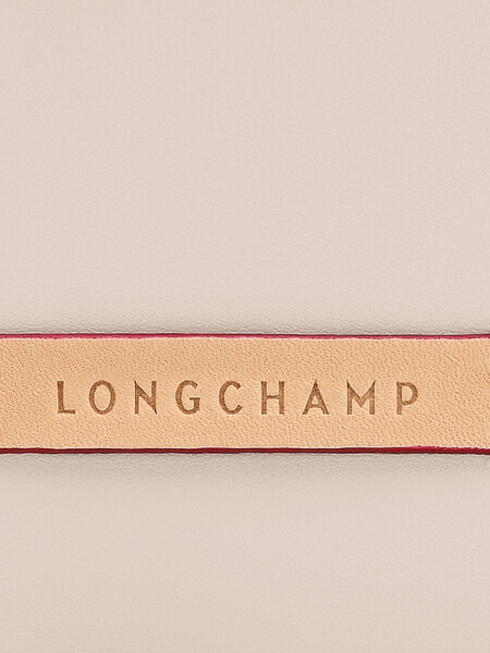 Longchamp - Bolso bandolera de cuero, Le Pliage du Jardinier Beige