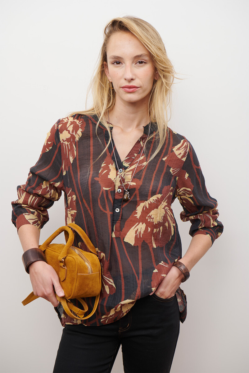 CAMISA TULIPA - NEGRO 