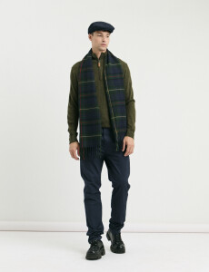 080575 PANTALON HARRINGTON LABEL Azul Oscuro