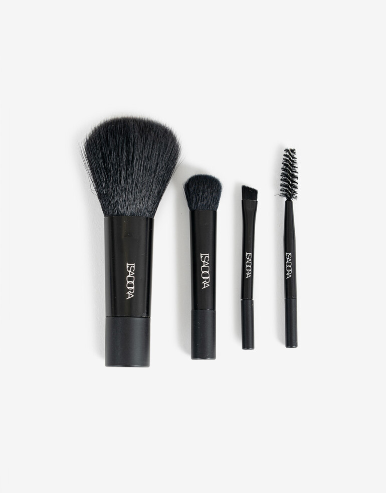 Brochas y Aplicadores Brochas Set De Mini Brochas De Maquillaje - Negro