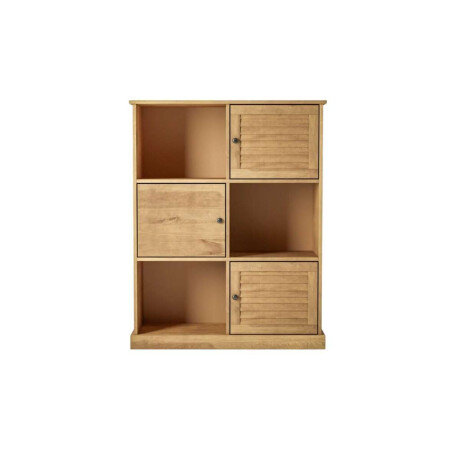 Estanteria 3 Puertas Li­nea Valenciana Natural