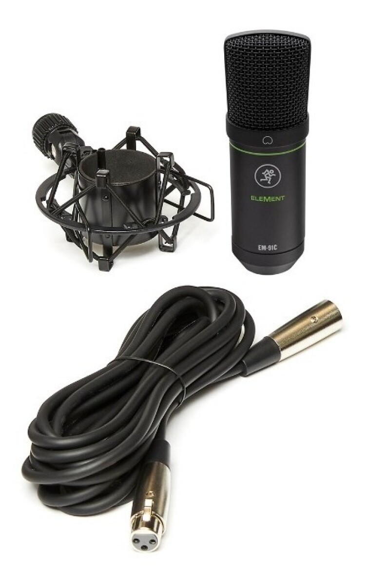Micrófono Condenser Mackie Em91c Ideal Grabación + Acc. 