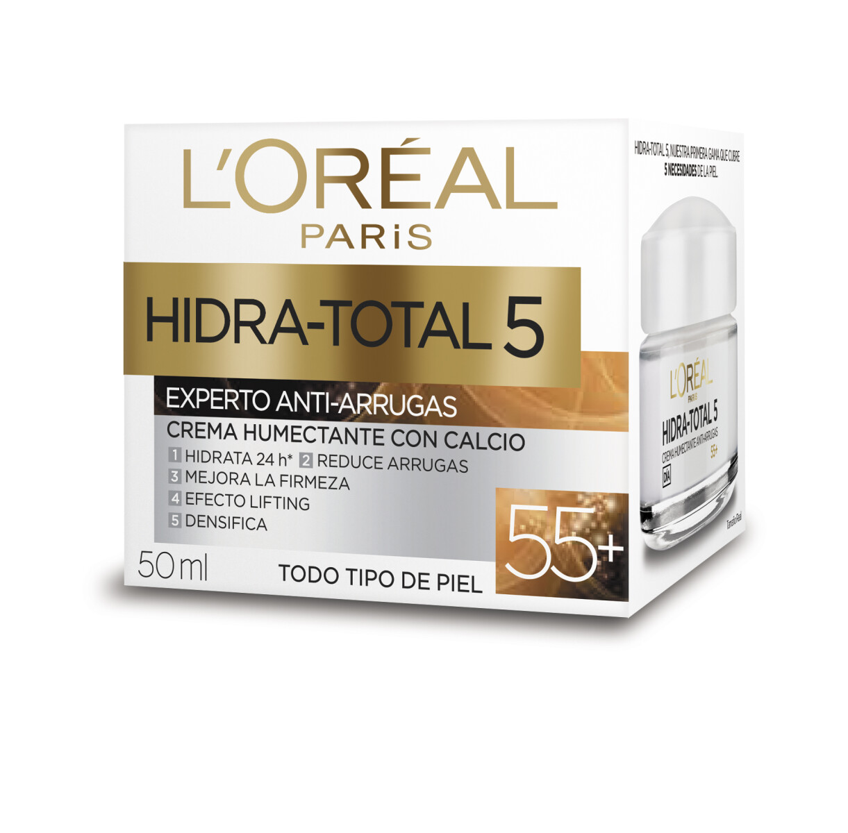 L'oreal Crema Hidra T5 +55 Años 50 Ml. 