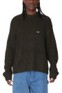 OBEY BOLD CHUNKY SWEATER Negro