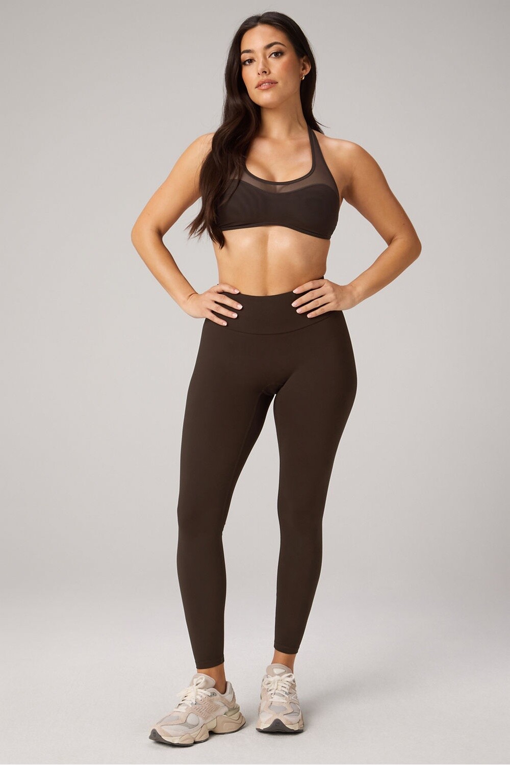 Bra Mesh Low Impact Bra Mujer Dark Sienna
