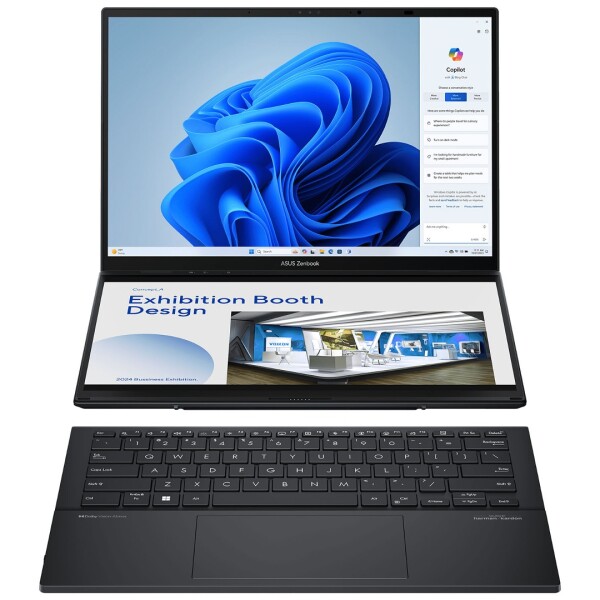 Notebook Asus Zenbook Duo Core Ultra 7 4.8ghz, 16gb, 1tb Ssd, Dual 14'' Wuxga Oled Touch NOTEBOOK ASUS ZENBOOK DUO CORE ULTRA 7 4