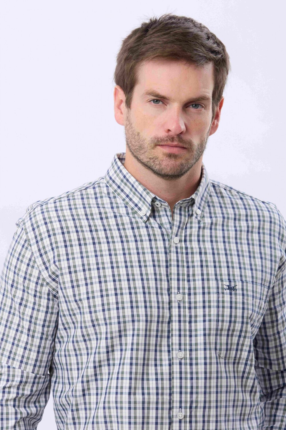 CAMISA CUADROS Azul