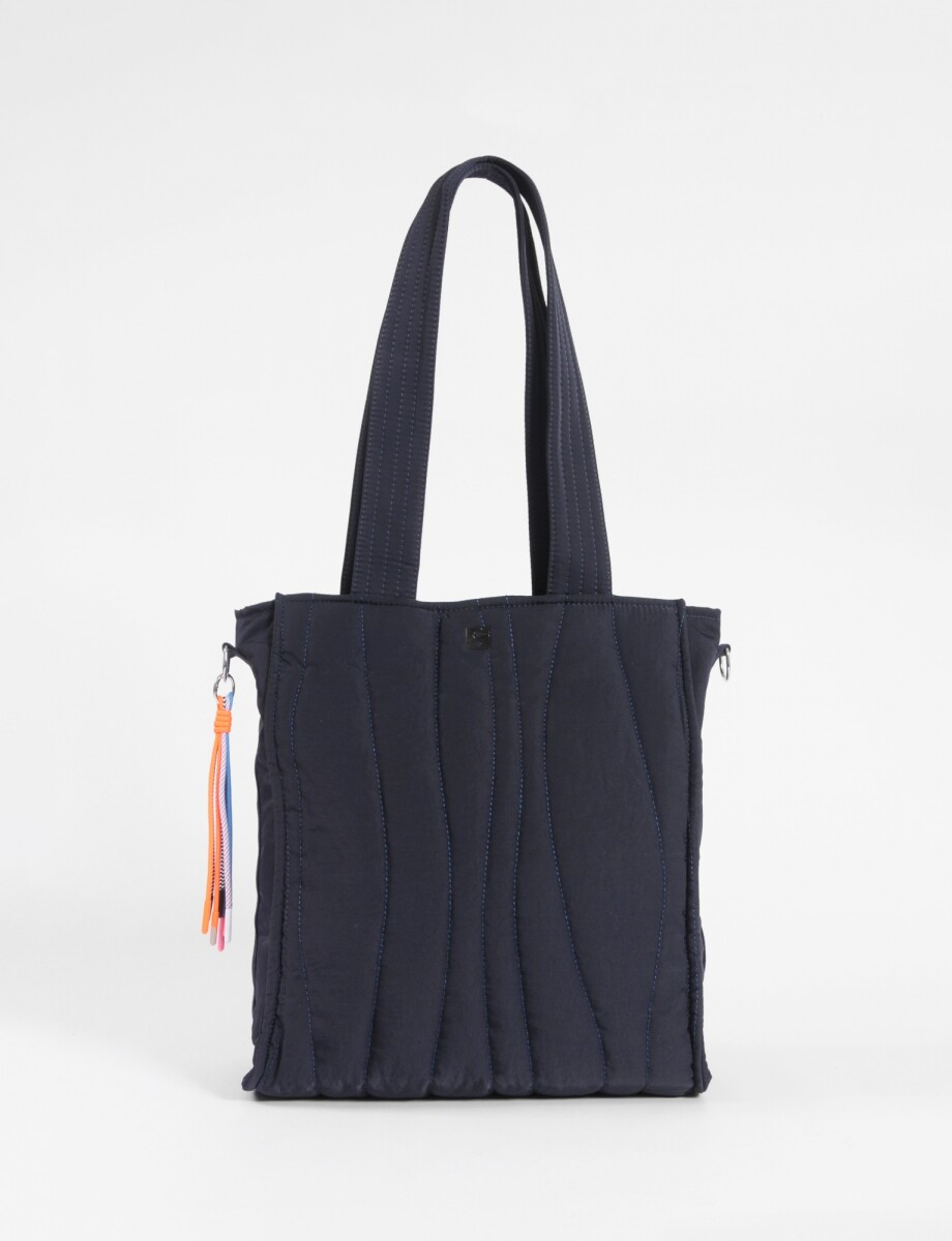 Shopper matelaseada - azul marino 