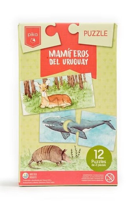 PUZZLE MAMIFEROS DEL URUGUAY PUZZLE MAMIFEROS DEL URUGUAY