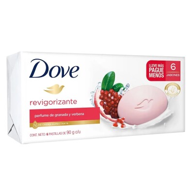 Jabón Dove Granada 90 Grs. 6 Uds. Jabón Dove Granada 90 Grs. 6 Uds.