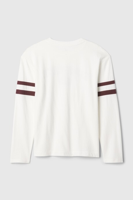 Remera Grafico Manga Larga Niño New Off White